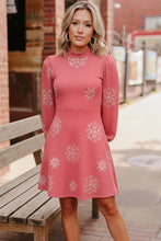 Load image into Gallery viewer, Snowflake Kisses Red Dress