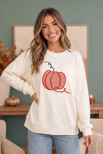 Load image into Gallery viewer, Pumpkin Patch Corded Sweatshirt
