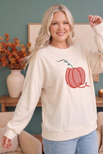 Load image into Gallery viewer, Pumpkin Patch Corded Sweatshirt
