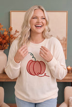 Load image into Gallery viewer, Pumpkin Patch Corded Sweatshirt
