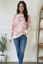 Load image into Gallery viewer, Love Notes Jacquard Sweater
