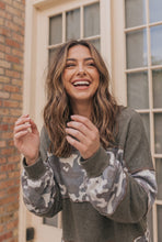 Load image into Gallery viewer, Cozy Camo Color Block Pullover
