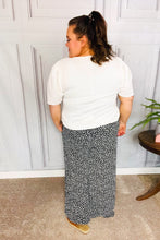 Load image into Gallery viewer, Let's Meet Up Black Animal Print Smocked Waist Palazzo Pants
