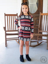 Load image into Gallery viewer, Dashing Through the Snow Dress
