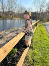 Load image into Gallery viewer, Camo Boys Hooded Shirt

