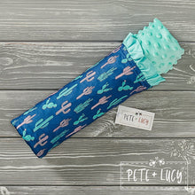 Load image into Gallery viewer, Boho Cactus Minky Blanket
