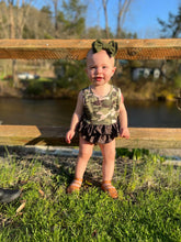 Load image into Gallery viewer, Camo Girls Romper
